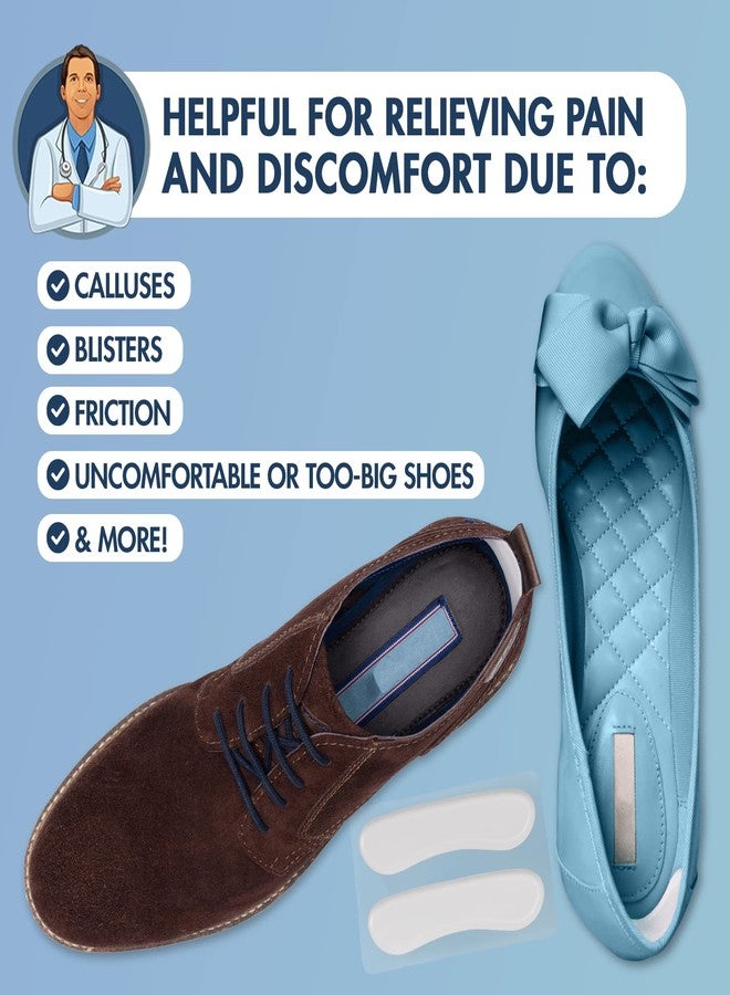 Dr. Frederick's Original Gel Heel Protectors - 12 ct - Adhesive Shoe Grips to Prevent Blisters - Pads for Loose Shoes - Cushioned Inserts for Men & Women - Image 5